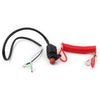 Universal Outboard Engine Kill Stop Switch with Safety Tether Lanyard