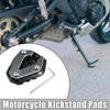 BMW S1000RR Titanium Tone Set Aluminum Alloy Motorcycle Kickstand Pad