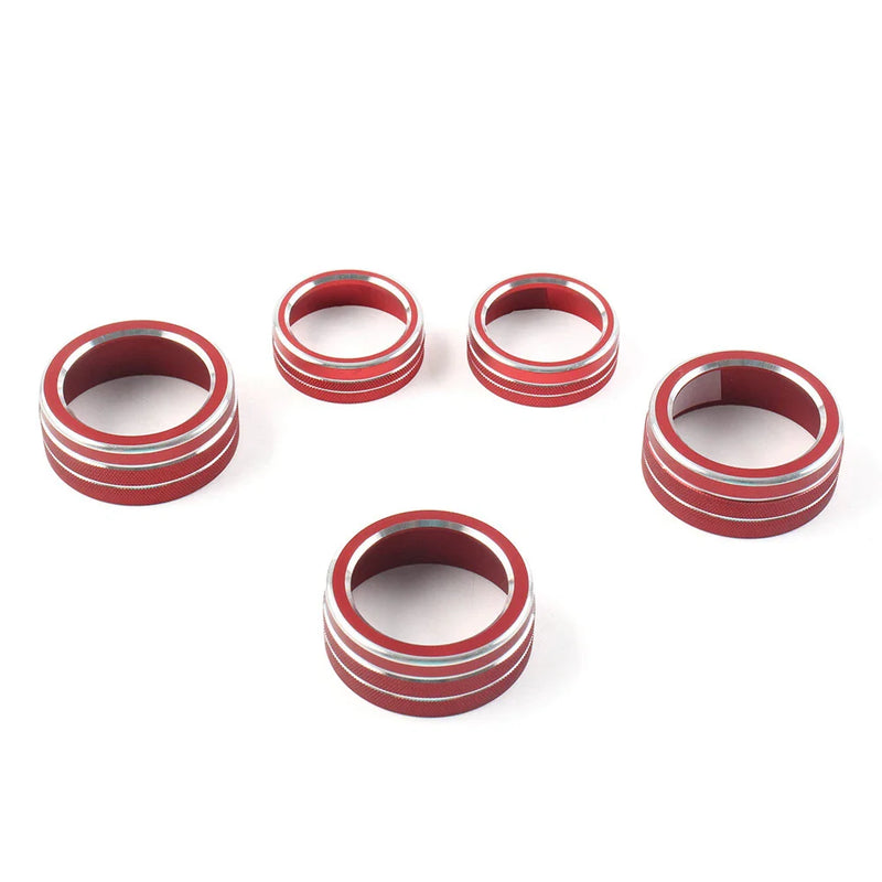 Honda Accord 2018-2022 Red Control Switch Knob Ring Cover Trim