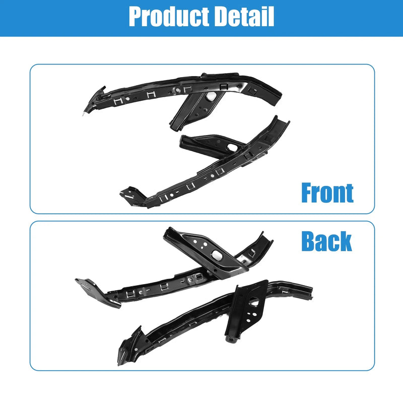 Honda Civic Driver & Passenger Side Headlight Support Mount Bracket (2006-2011)