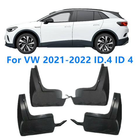 VW ID.4 Mud Flap Splash Guards Mudguards with Screws (2020–2023)
