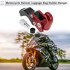 Motorcycle Slope Handle with Hook Aluminum Alloy Hanging Hook Red