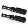 Harley Softail Deluxe Slim FXDR Black Rear Footpegs (2018-2025)