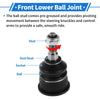 Jeep Liberty 2 x Front Lower Ball Joints (2005-2007)