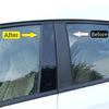 Toyota Camry PC Window BC Pillar Post Cover Trim / 10PCS / Glossy Black