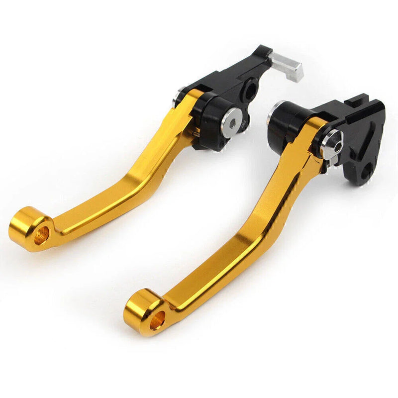 Suzuki DRZ400S / SM / E Gold Pivot Clutch Brake Levers (2000-2022)