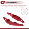 Mazda Axela Red Aluminum Alloy Steering Wheel Paddles (2020-2021)
