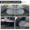 Mitsubishi Outlander (2022-2023) Black Fiber Retractable Cargo Cover
