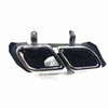 Cadillac CT4 2 x Silver Rear Tail Exhaust Muffler Tips (2020-2021)