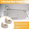 Dodge Chrysler 2 x Beige Sun Visor Support Clip Retainers