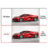 Corvette C8 Carbon Fiber Look Rear Trunk Lid High Wing Spoiler (2020-2024)