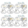 Honda CRF250R CRF250X CRF450X Set of 4 Carburetor Repair Kits (2004-2023)