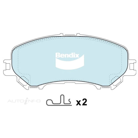 Nissan QASHQAI J11 2.0L Front 4WD Disc Brake Pad Set (2014-2020)