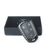Cadillac CTS ATS V Black Carbon Fiber Key Case Cover (2014-2019)