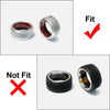 Subaru Forester XV Crosstrek WRX STi Red AC Climate Control Knob Ring Covers