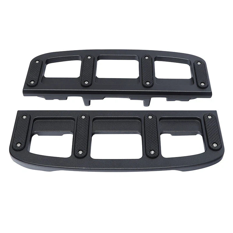 Harley Fat Boy Heritage Classic Matte Black Rider Driver Footboard (18-24)