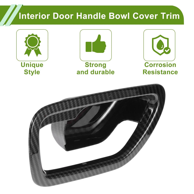 Honda HR-V (2023-2025) Carbon Fiber Interior Door Handle Bowl Cover Trim