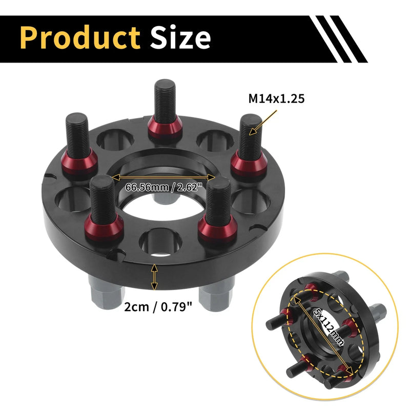 BMW Z4 G29 5x112mm Wheel Spacers 66.56mm M14x1.25 (2019-2020)