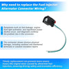 Jeep Dodge Chrysler 6 x Fuel Injector Alternator Connector Wiring
