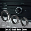 Ford Mustang 3 x Aluminum Alloy Headlight Volume Tune Knob Covers (2015-2023)
