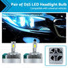 HID Xenon Lamps D5S LED Headlight Bulbs 6000K