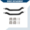 Jeep Wrangler Front Left Right Side Interior Door Handle Pull Strap Kit (2007-2018)