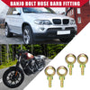 Auto Motorcycle 4 x Banjo Bolt Hose Barb Fitting 16mm ID 8mm OD