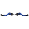 Suzuki GSXR600 GSXR750 CNC Blue Extendable Brake Clutch Levers (2004-2005)