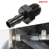 Car 6AN Male to 5/16" Barb Push Lock Fitting Oil Fuel Hose Adapter