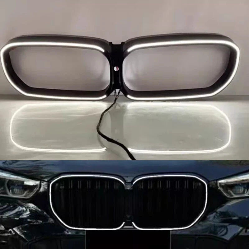 BMW 5 Series G30 G38 530i 540i LED Lights Front Mesh Grille (2017-2023)