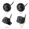 Car 360° Seamless Panoramic Parking Monitoring System + 4 x Waterproof Cameras