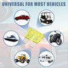 Car Boat Truck SUV Motorcycle Yellow 50pcs 20A Mini Blade Style Fuses