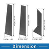 Ford Mondeo Fusion (2013-2023) Carbon Fiber 6pcs Door Pillar Window Trim