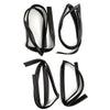 Glass Run Door Channel Weatherstrip Set 4 Fits Honda Accord 4D Sedan 2003-05 D05