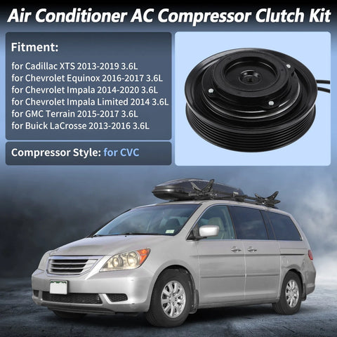 Chevrolet Equinox and GMC Terrain Air Conditioner AC Compressor Clutch 3.6L
