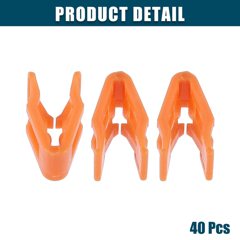 Ford Dodge Orange 50 Pcs Interior Trim Retainer Clips