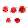 Motorcycle Moped Scooter 30X SET Hex Socket Bolt Screw Nut Head Cover Cap