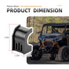 Polaris RZR 1000 XP 2014-2023 4-Pack Rear Bushing Bar 28.5MM