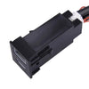 Toyota RAV4 Prius C-HR USB-C PD USB-A QC3.0 Charger Wiring Kit (2019-2023)