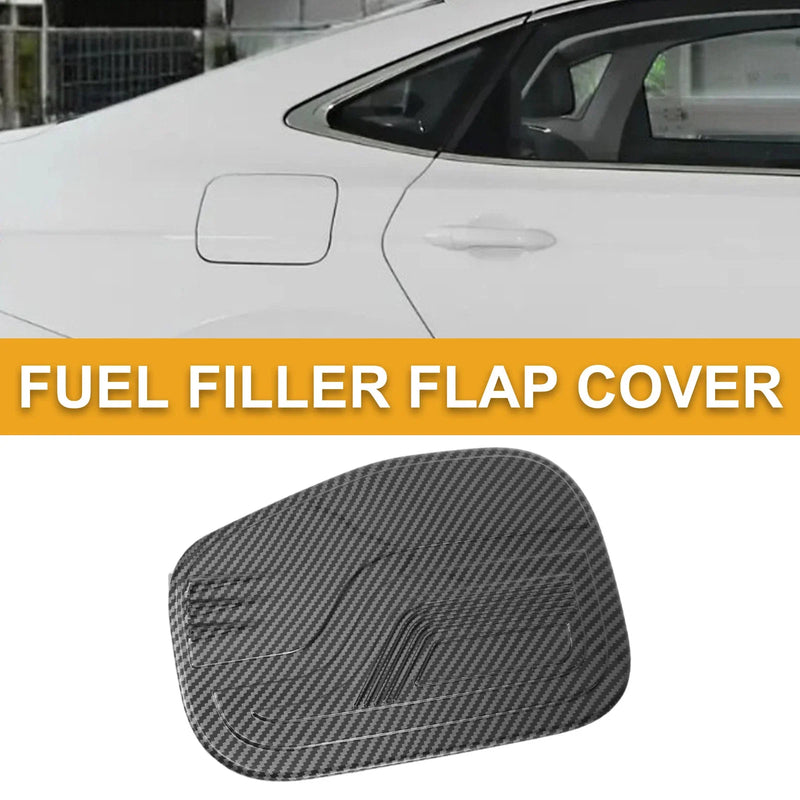 Ford Ranger 2023-2025 Gas Tank Flap Carbon Fiber Black Fuel Tank Door Cap