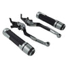 Kawasaki ZX636R Titanium Extendable Brake Clutch Levers & Handlebar Grips (2003-2006)