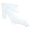 CRF50 White Plastic Front Left Tank Side Guard Fender (2004-2023)