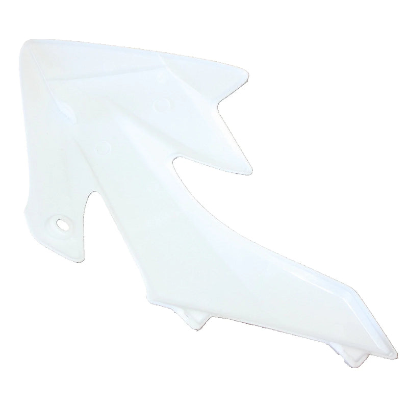 CRF50 White Plastic Front Left Tank Side Guard Fender (2004-2023)