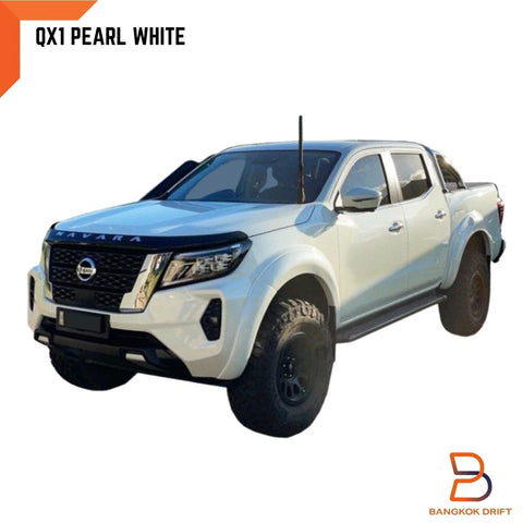 Nissan Navara D23 White Pearl QX1 Fender Flares (2021-2023)