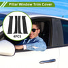 Chevy Silverado (2000-2006) Black 4 Pcs Door Pillar Window Trim