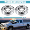 Ford F450 F-550 Front Wheel Center Hub Caps Covers 10 Lug Chrome