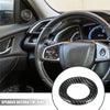 Honda Civic (2016-2023) - Carbon Fiber Black 2 x Car Loudspeaker Circle Trims