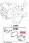 Corolla ZZE122 ZZE121 Side Repeater Turn Signal Lamp