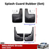 Splash Guard Rubber Flaps Set Front Rear Fits Mitsubishi Strada 2D 2WD 96-05 D11
