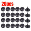 Black Plastic Car Make Model Ceiling Fixing 20 Buckle Pins